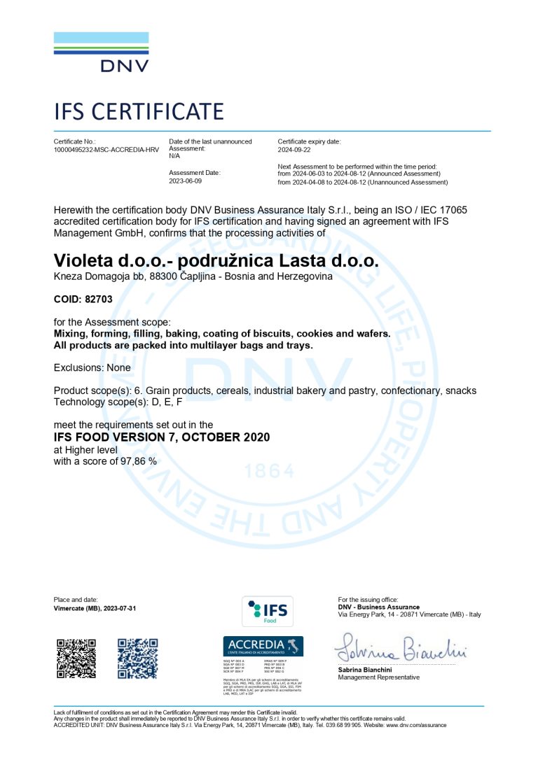 IFS Food certifikat - Lasta_page-0001