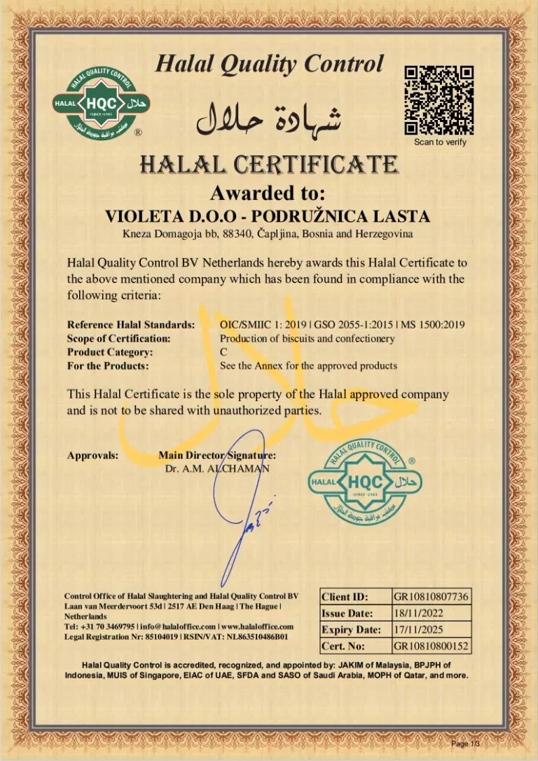 Lasta-halal-certificate-2022-screenshot